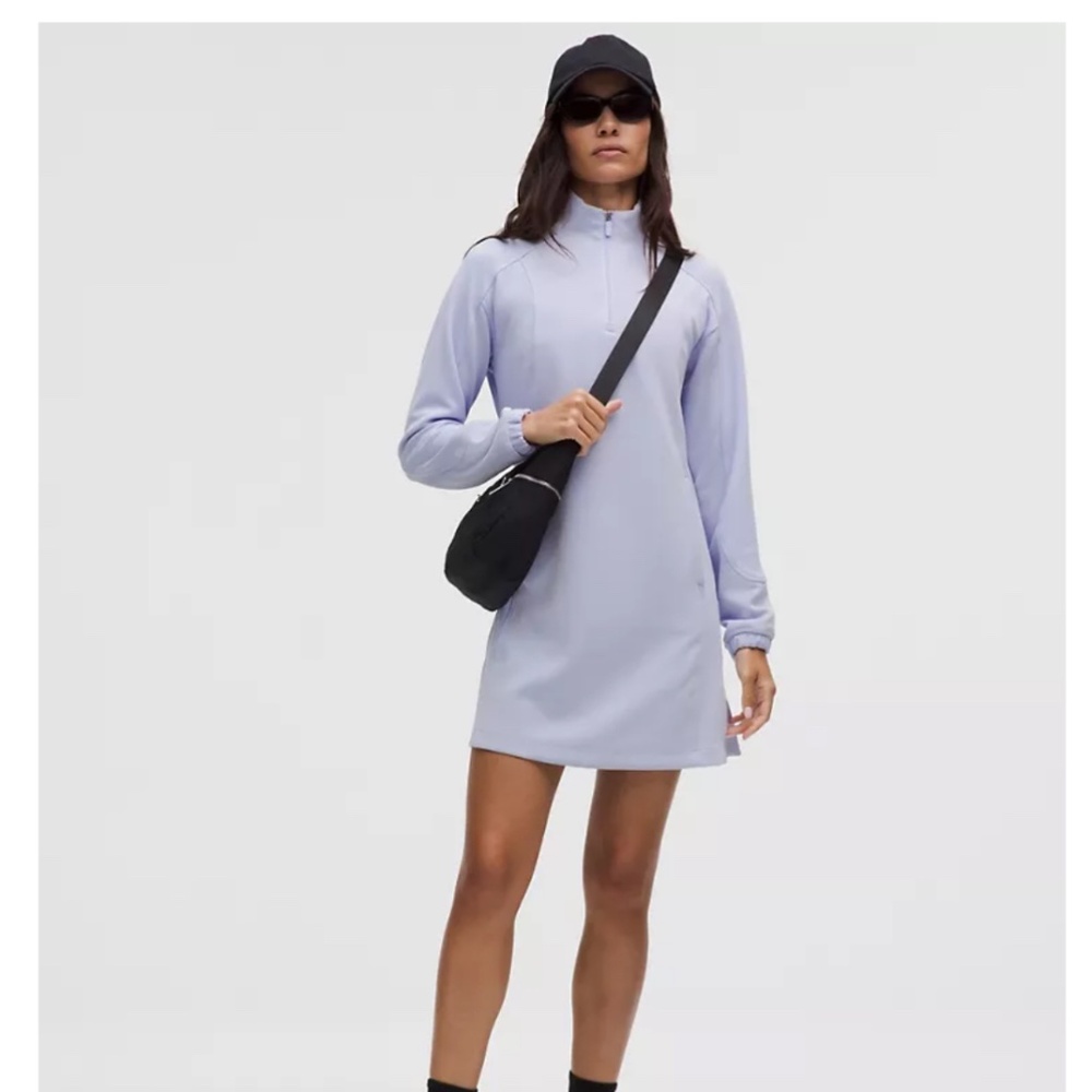 Lululemon softstreme half-zip mini dress